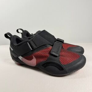 Nike SuperRep Cycle Mens Indoor Cycling Shoes Black Red CW2191-008 Size 10 SPD